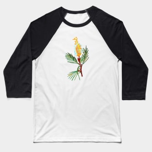 Australian Native Flower - Bottlebrush Flower Baseball T-Shirt